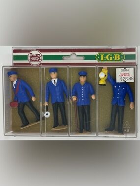 LGB 52400 - Railroad Employees - G Scale Figures New Sealed